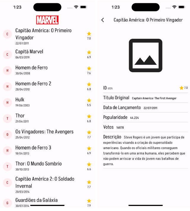 Marvel App Using Clean Arch and Bloc