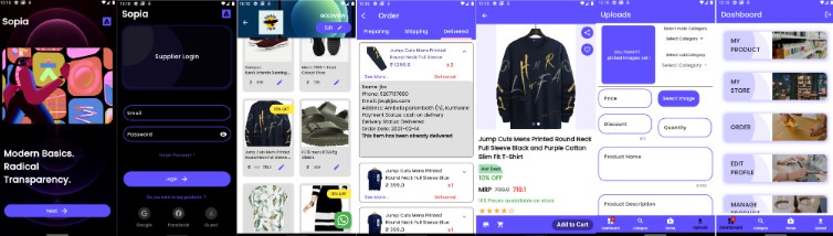 Multistore application made using flutter and firebase