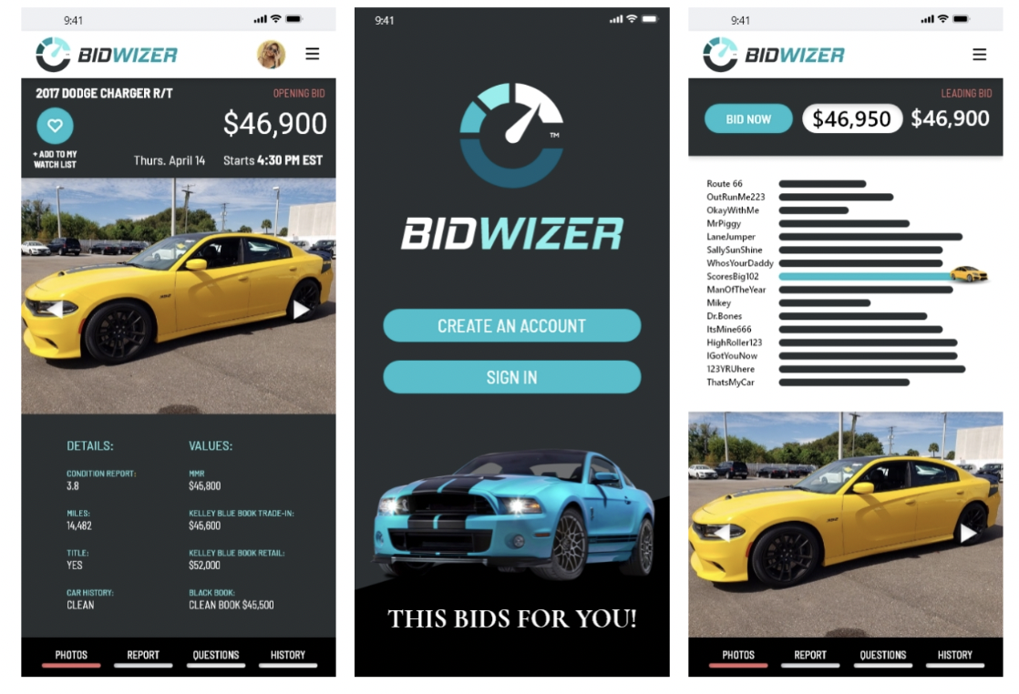 Proprietary Live Auction Platform using Flutter