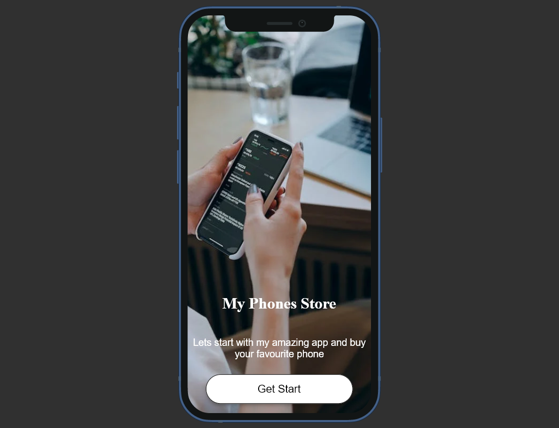 A Simple Phones Store App using Flutter