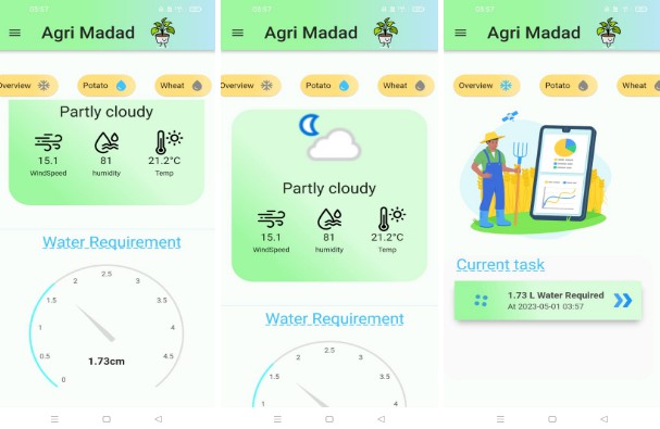 AI based smart irrigation App with Flutter