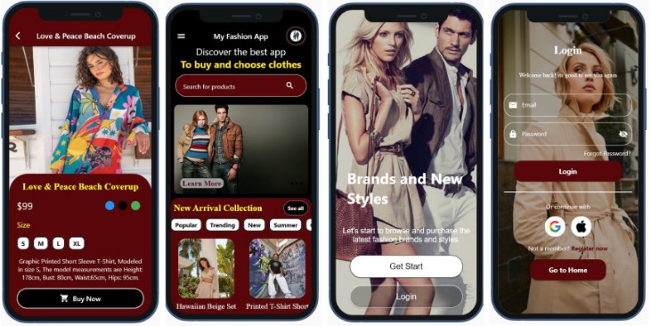Fashion/Clothes Store App using Flutter