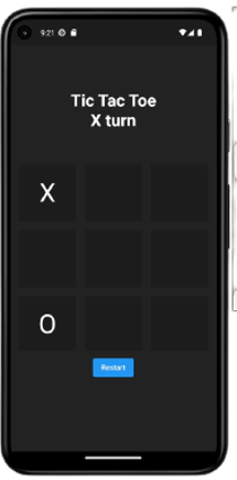 A simple Tic Tac Toe game made in Flutter