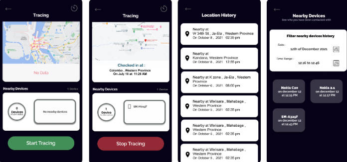 A Flutter app that uses GNSS data to trace COVID-19 contacts and notify users of exposure risk