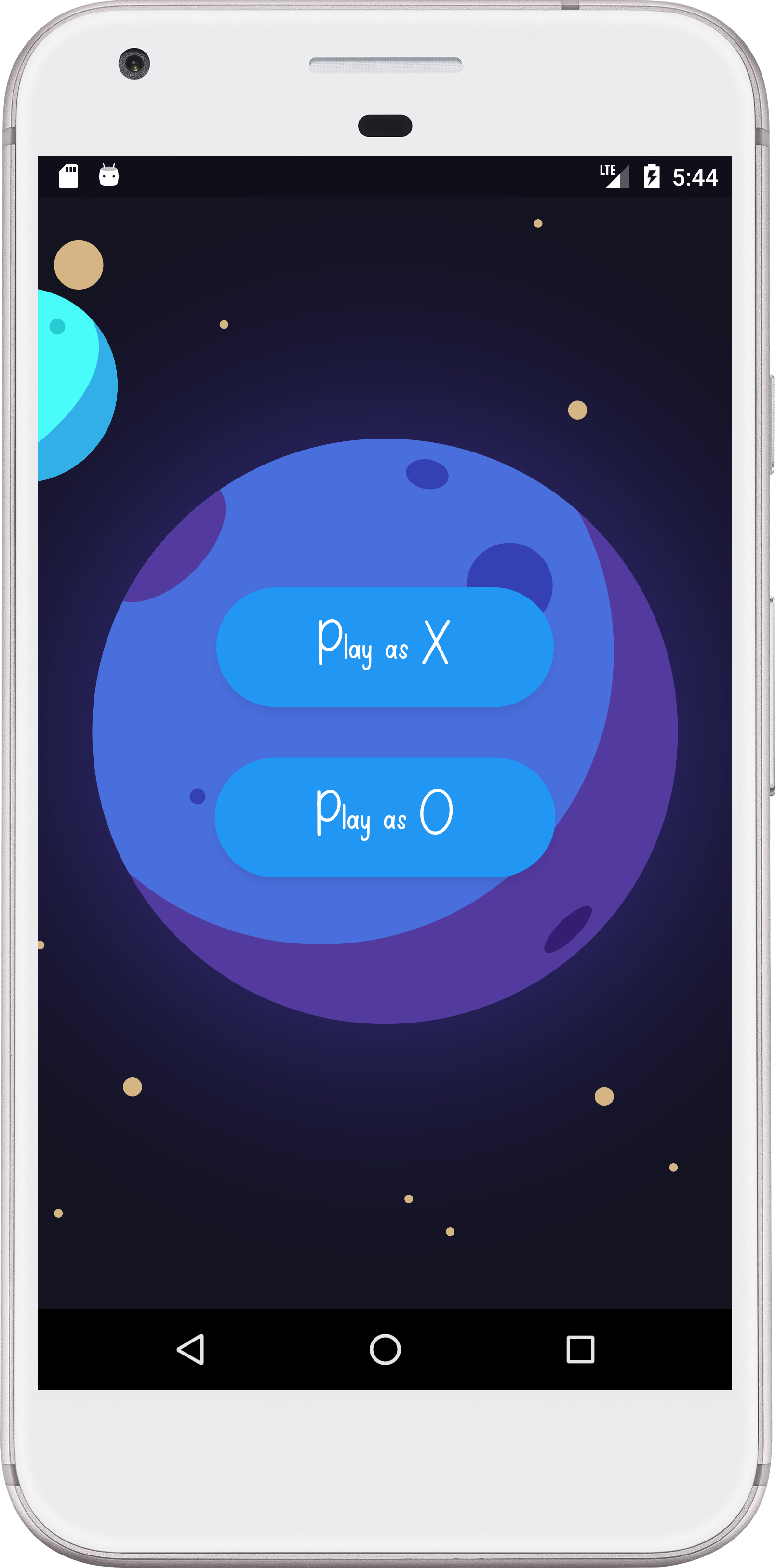 A simple Tic Tac Toe game with an unbeatable AI opponent, Built using Flutter