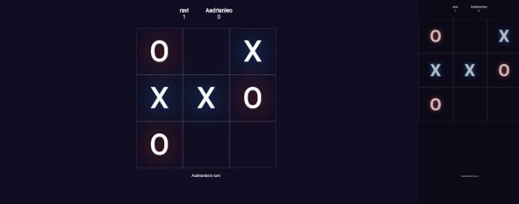 An Online multiplayer Tictacktoe game with Flutter