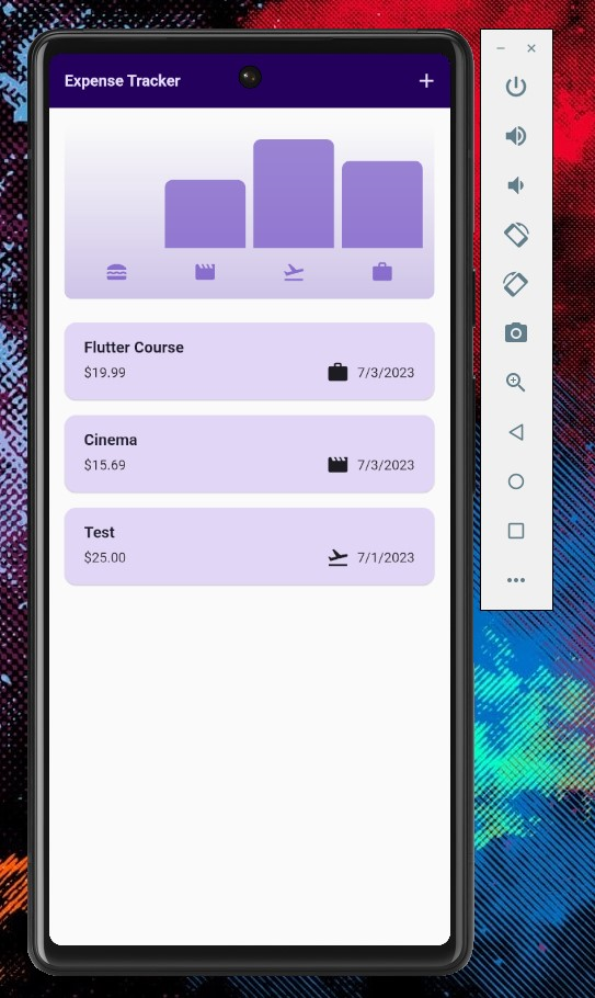 Expense Tracker App project in Flutter
