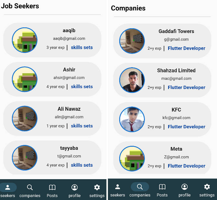A Flutter application designed to bridge the gap between jobseekers and companies