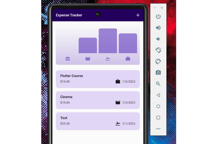 Expense Tracker App project in Flutter