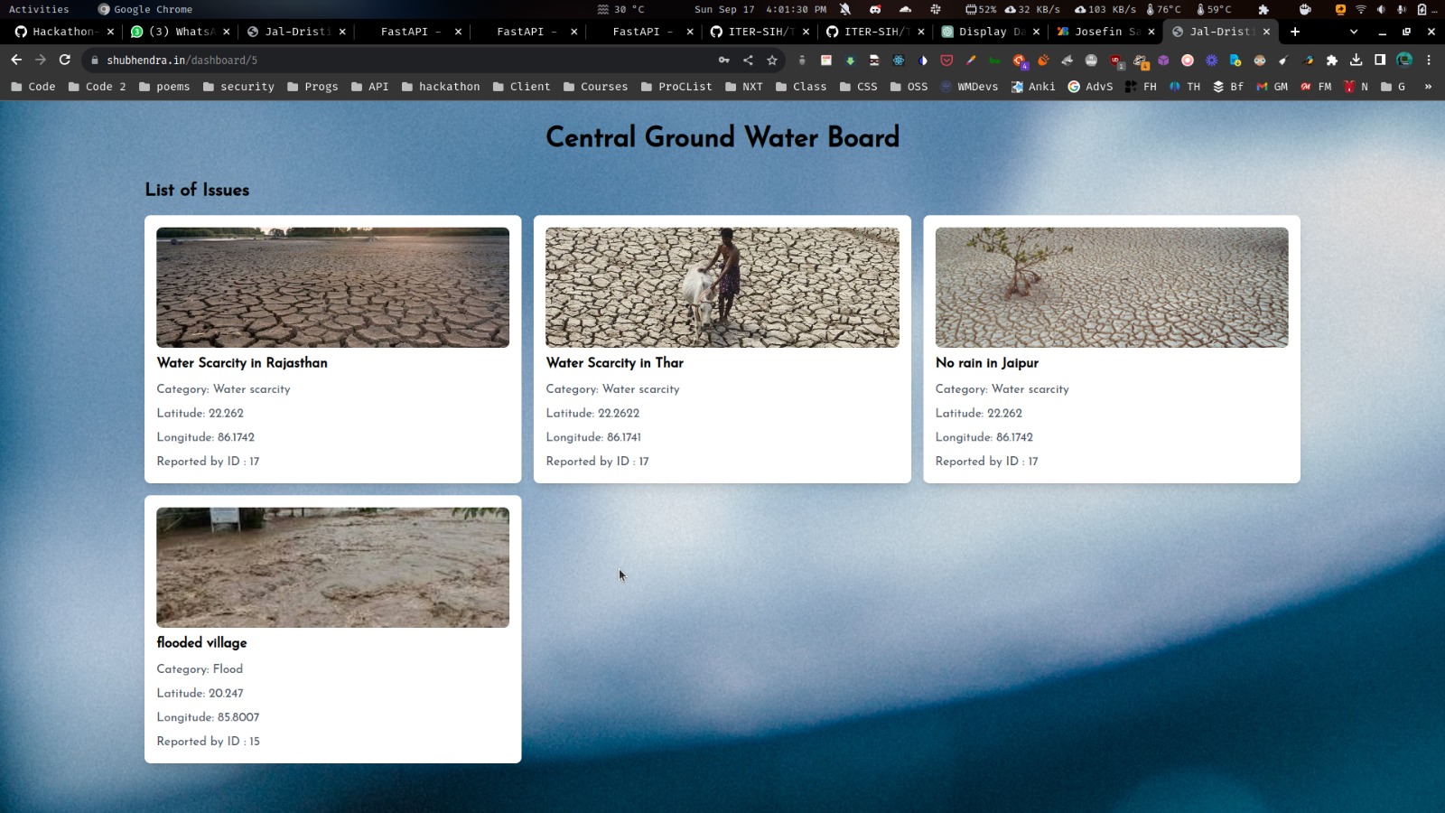 A Water Crowdsourcing and Management Platform