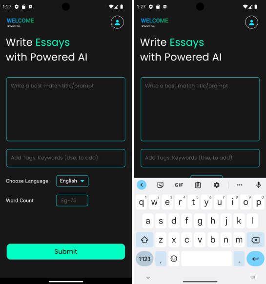 AI Driven Essay Application with Flutter