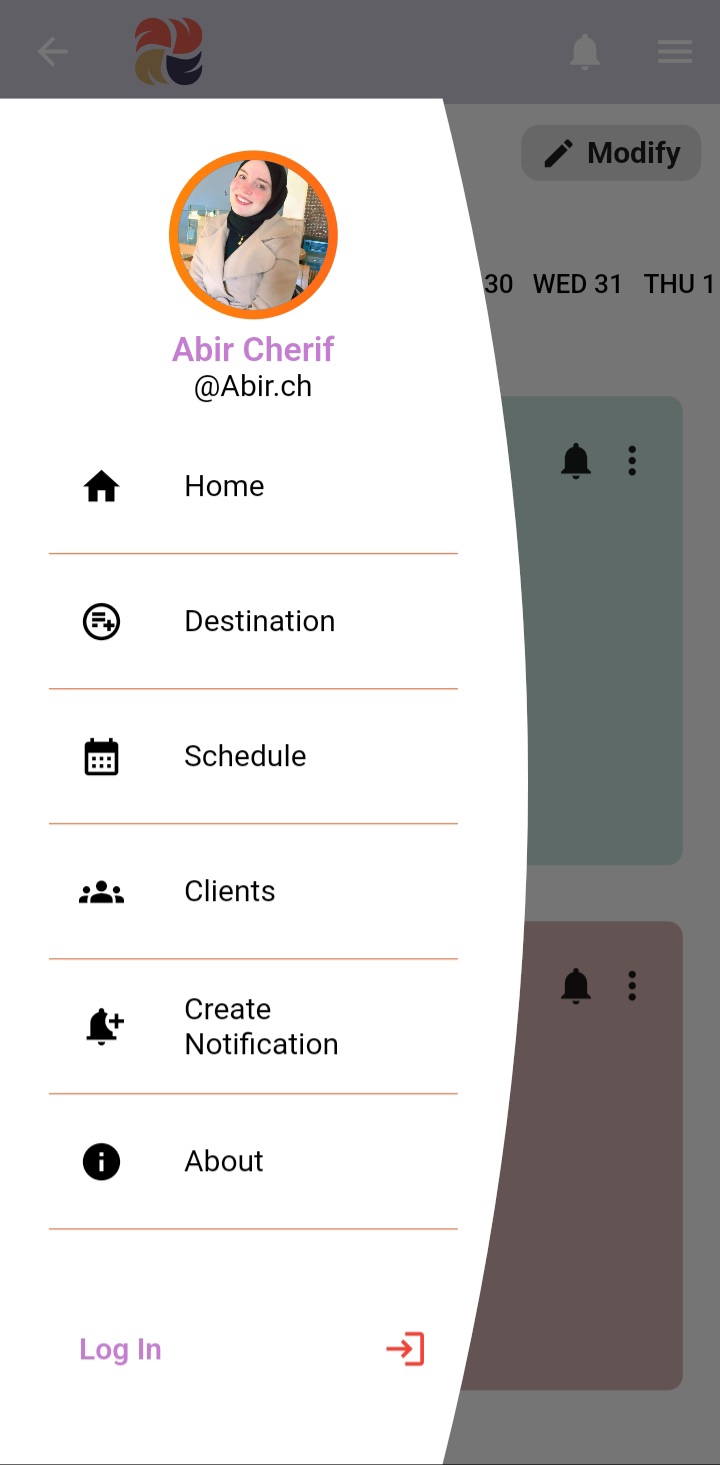 Tourist Guide UI-app in Flutter Firebase