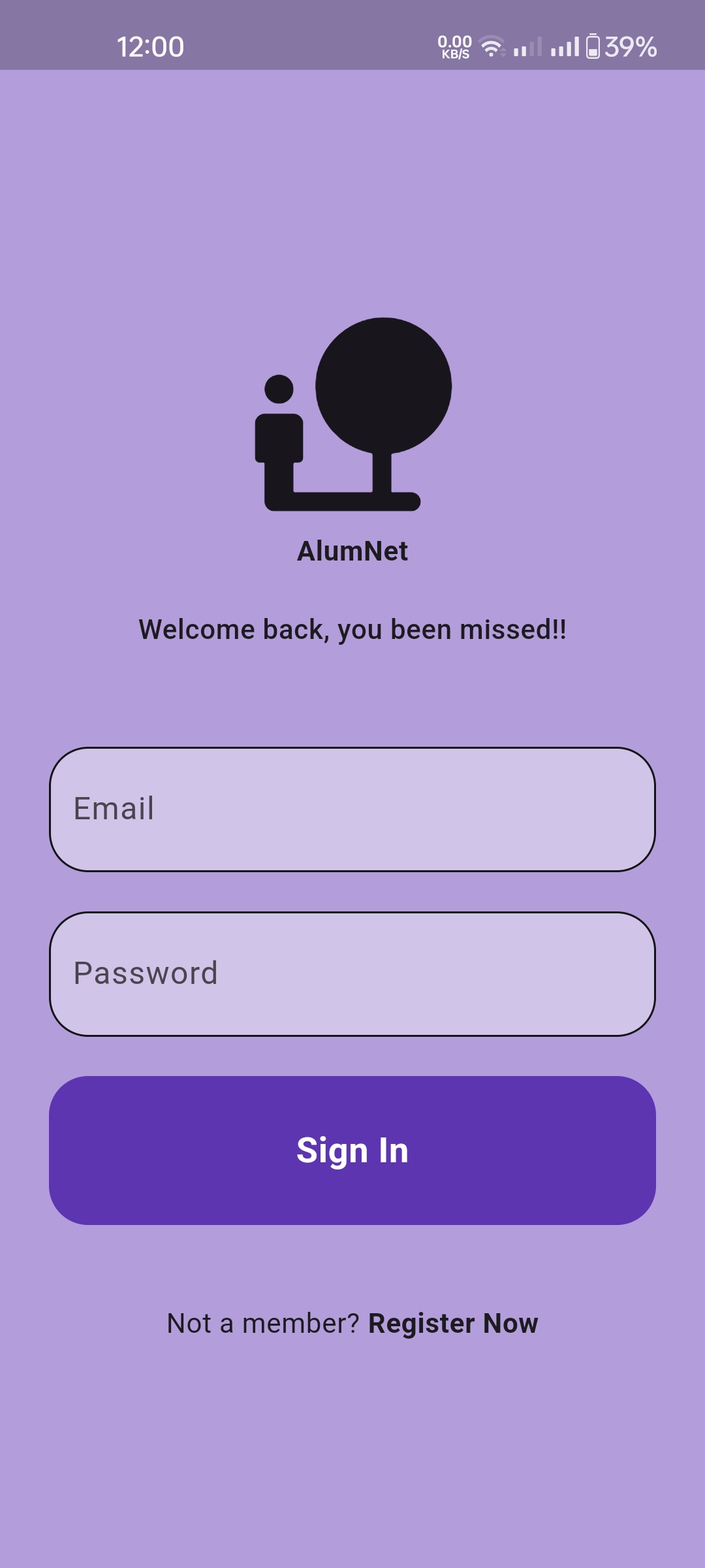 AlumNet Social Media App with Flutter