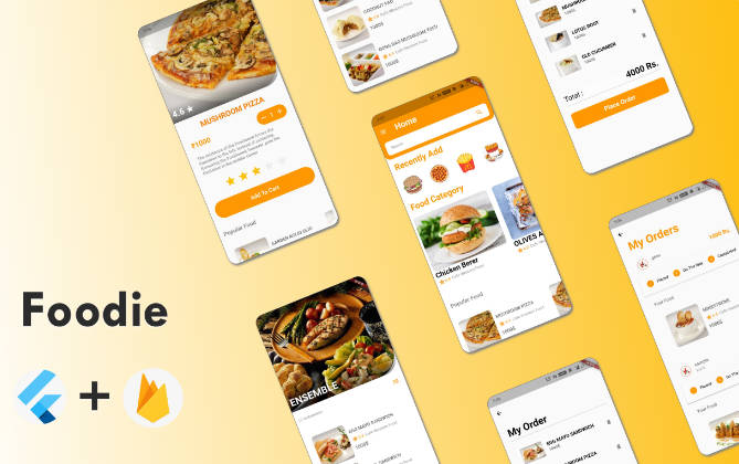 A food ordering and delivery application built with flutter