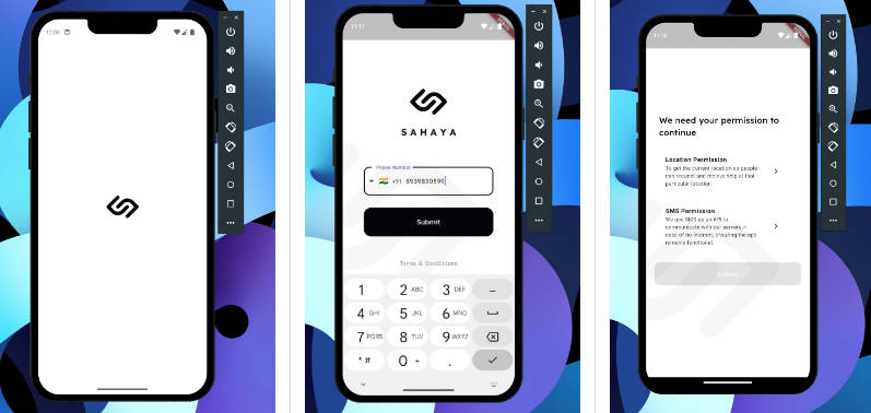 Sahaya - An innovative disaster relief app using Flutter
