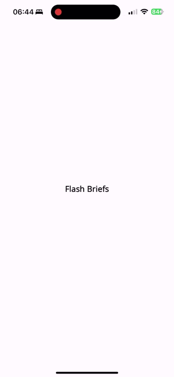 Flash Briefs  - A Flutter app leveraging Gemini to provide concise summaries of lengthy text content