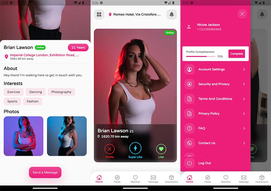 20 Best Flutter Dating App Templates with Source Code