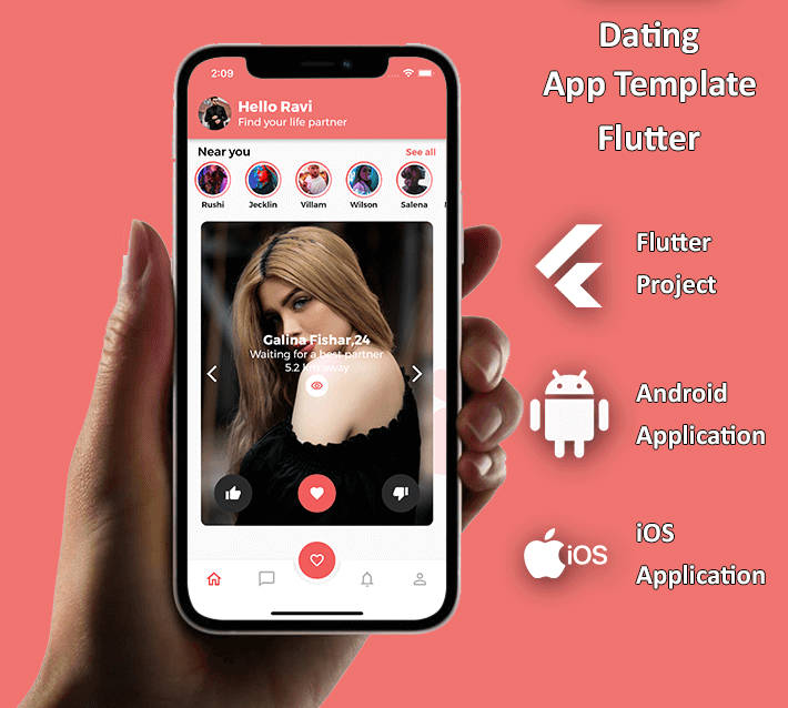 20 Best Flutter Dating App Templates with Source Code