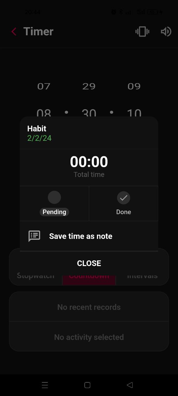 Habit Timer App built with Flutter