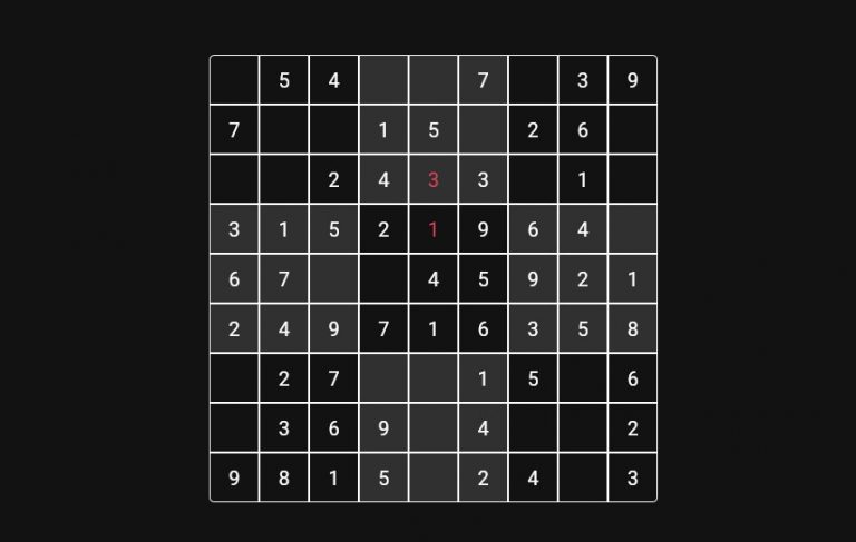 A fully fledged Sudoku game written in Flutter