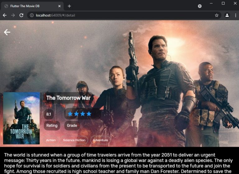 A new Flutter TheMovieDB Application example with GetX State Management