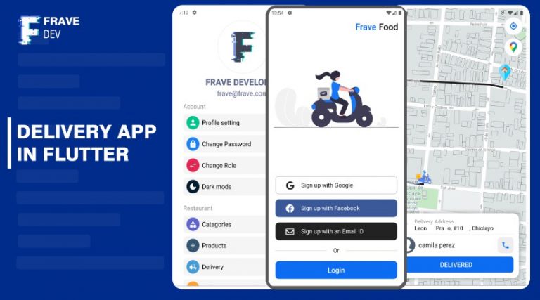 Frave Food : Delivery App Built With Flutter