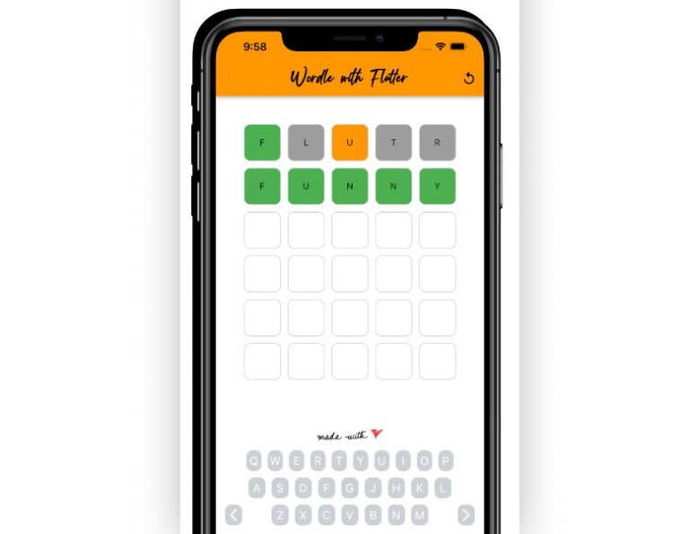 A Wordle Game Made With Flutter