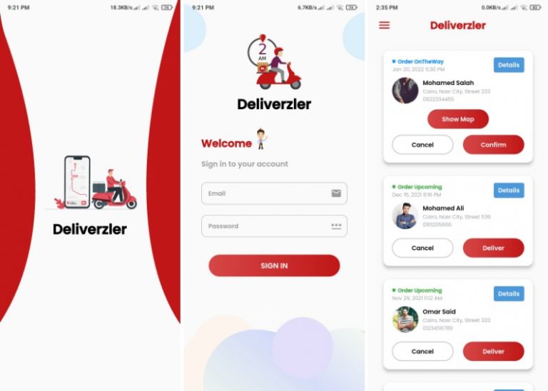 Delivery App for Restaurants built on Flutter with Firebase, Google Maps, Local Notifications, FCM Notifications