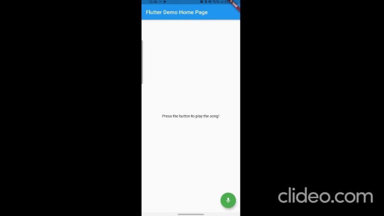 Song Noise Recorder Built Using Flutter