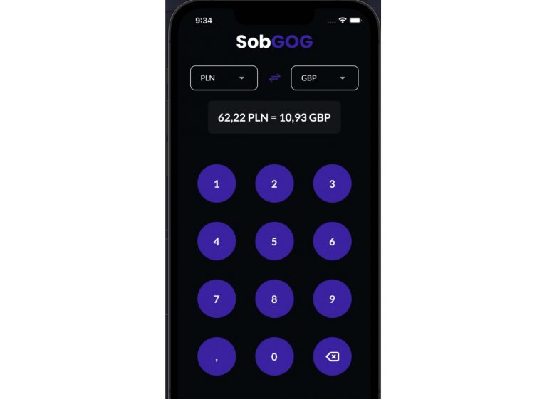 Currency Converter App with support for dark and light mode
