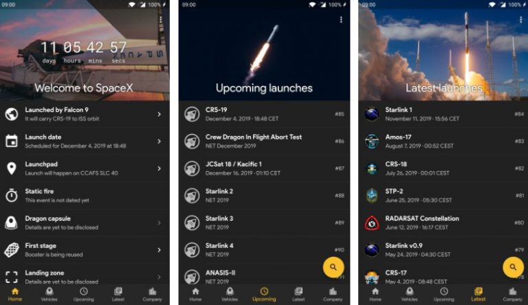 SpaceX GO- Rwema App Built With Flutter