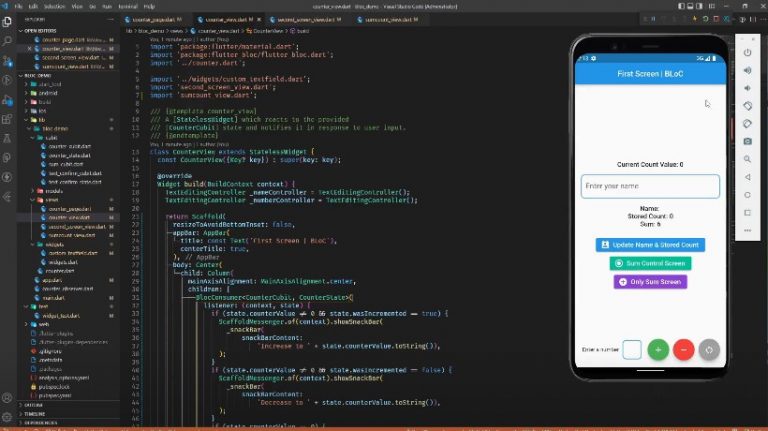 A Flutter app for understanding the BLoC State Management including: Cubit, Managing Route & showSnackBar
