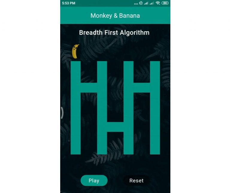 Monkey And Banana AI Game with Flutter
