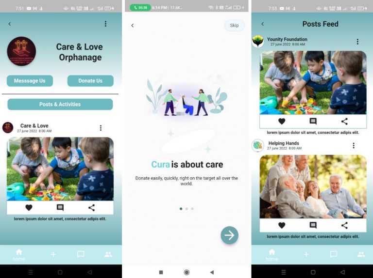 A flutter App made for the help purpose of old age home people and orphanage children